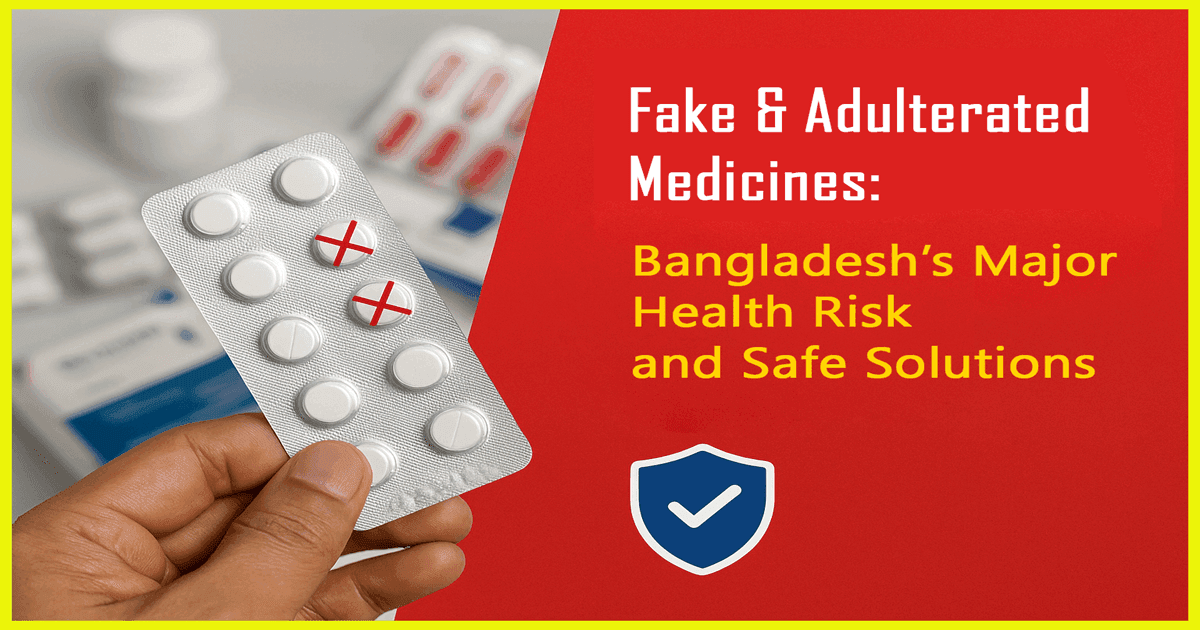Fake and Adulterated Medicines: A Major Health Threat in Bangladesh and the Path to Safe Solutions